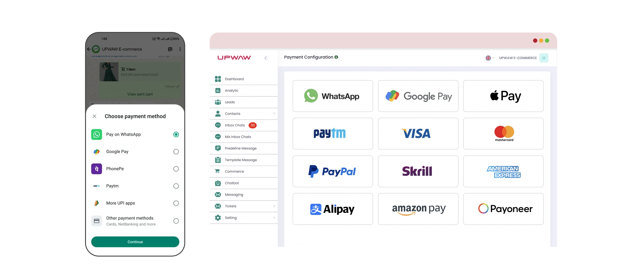 One-Click WhatsApp Payments with Payment Gateway Integration